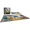 RoseArt – Kodak Premium – The Daily Grind Coffee Shop 350 Piece Jigsaw Puzzle – Cozy Autumn Coffee Shop Scene – Adult Puzzle – Finished Size Approx. 18″ x 24″, Made in USA(Sunset Camper)