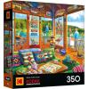 RoseArt – Kodak Premium – The Daily Grind Coffee Shop 350 Piece Jigsaw Puzzle – Cozy Autumn Coffee Shop Scene – Adult Puzzle – Finished Size Approx. 18″ x 24″, Made in USA(The Lake House)