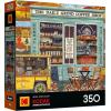 RoseArt – Kodak Premium – The Daily Grind Coffee Shop 350 Piece Jigsaw Puzzle – Cozy Autumn Coffee Shop Scene – Adult Puzzle – Finished Size Approx. 18″ x 24″, Made in USA(The Daily Grind)