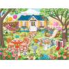 RoseArt – Olivia Gibbs – Coastal Cottage Town 300 Piece Jigsaw Puzzle, Serene Seaside Vacation Scene – Adult Puzzle – Finished Size Approx. 18″ x 24″, Made in USA(Easter Garden)