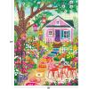 RoseArt – Olivia Gibbs – Coastal Cottage Town 300 Piece Jigsaw Puzzle, Serene Seaside Vacation Scene – Adult Puzzle – Finished Size Approx. 18″ x 24″, Made in USA(Floral Garden)