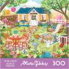 RoseArt – Olivia Gibbs – Coastal Cottage Town 300 Piece Jigsaw Puzzle, Serene Seaside Vacation Scene – Adult Puzzle – Finished Size Approx. 18″ x 24″, Made in USA(Easter Garden)
