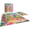 RoseArt – Olivia Gibbs – Coastal Cottage Town 300 Piece Jigsaw Puzzle, Serene Seaside Vacation Scene – Adult Puzzle – Finished Size Approx. 18″ x 24″, Made in USA(Floral Garden)