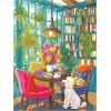 RoseArt – Olivia Gibbs – Coastal Cottage Town 300 Piece Jigsaw Puzzle, Serene Seaside Vacation Scene – Adult Puzzle – Finished Size Approx. 18″ x 24″, Made in USA(Home Library)
