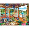 RoseArt – Kodak Premium – The Daily Grind Coffee Shop 350 Piece Jigsaw Puzzle – Cozy Autumn Coffee Shop Scene – Adult Puzzle – Finished Size Approx. 18″ x 24″, Made in USA(The Lake House)