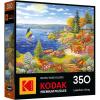 RoseArt – Kodak Premium – The Daily Grind Coffee Shop 350 Piece Jigsaw Puzzle – Cozy Autumn Coffee Shop Scene – Adult Puzzle – Finished Size Approx. 18″ x 24″, Made in USA(Lakeshore Living)