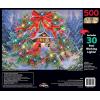 RoseArt – Abraham Hunter Light Up – Deck The Halls – 500 Piece Jigsaw Puzzle for Adults(Deck The Halls)