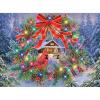 RoseArt – Abraham Hunter Light Up – Deck The Halls – 500 Piece Jigsaw Puzzle for Adults(Deck The Halls)