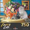 RoseArt – Fancy Cats -Tea by The Sea – 750 Piece Jigsaw Puzzle for Adults