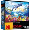RoseArt – Kodak Premium – Playful Summer Dolphins – 1000 Piece Jigsaw Puzzle for Adults