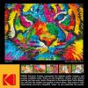 RoseArt – Kodak Premium Mosaics – Rainbow Tiger – 750 Piece Jigsaw Puzzle for Adults