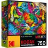 RoseArt – Kodak Premium Mosaics – Rainbow Tiger – 750 Piece Jigsaw Puzzle for Adults