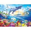 RoseArt – Kodak Premium – Playful Summer Dolphins – 1000 Piece Jigsaw Puzzle for Adults