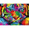 RoseArt – Kodak Premium Mosaics – Rainbow Tiger – 750 Piece Jigsaw Puzzle for Adults