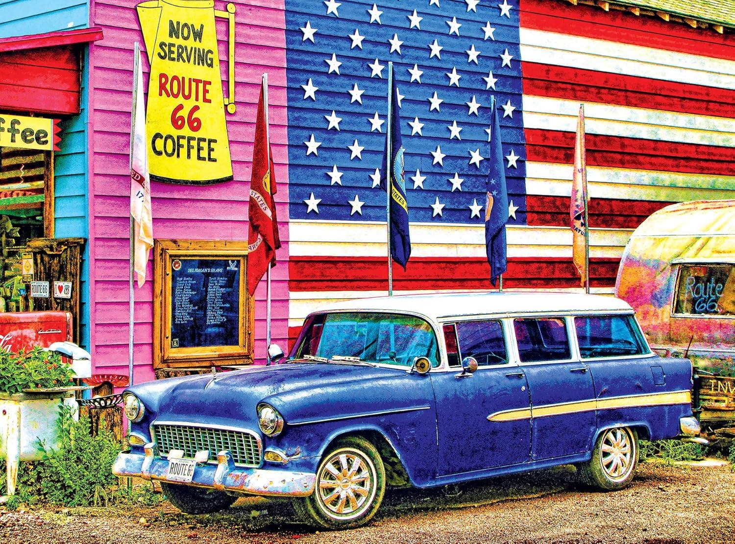 image:imageRoseArt Kodak Premium Montpelier Vermont Townscape 1000 Piece Jigsaw Puzzle for AdultsRoute 66