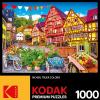 RoseArt – Kodak Premium – Colorful European Town – 1000 Piece Jigsaw Puzzle for Adults(Colorful European Town)