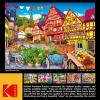 RoseArt – Kodak Premium – Colorful European Town – 1000 Piece Jigsaw Puzzle for Adults(Colorful European Town)