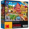 RoseArt – Kodak Premium – Colorful European Town – 1000 Piece Jigsaw Puzzle for Adults(Colorful European Town)