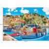 RoseArt – Kodak Premium – Montpelier, Vermont Townscape – 1000 Piece Jigsaw Puzzle for Adults(Symi with Boats)