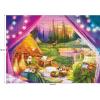 RoseArt – Kodak Premium Cork – Lakeside Home – 1000 Piece Jigsaw Puzzle for Adults(Glamping)