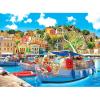 RoseArt – Kodak Premium – Montpelier, Vermont Townscape – 1000 Piece Jigsaw Puzzle for Adults(Symi with Boats)