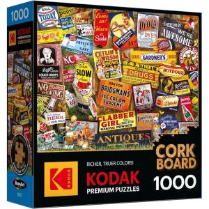 RoseArt – Kodak Cork – The Coffee Shop – 1000 Piece Jigsaw Puzzle for Adults(Antique Signs)