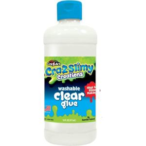 Cra-Z-Art CRA-Z-Slimy 16 oz Washable Clear Glue Multi