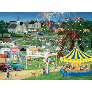 RoseArt – Kodak Premium Light Up – Country Fair – 500 Piece Jigsaw Puzzle for Adults(Country Fair)